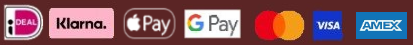 iDEAL, Klarna, Apple Pay, Google Pay, Mastercard, VISA en American Express